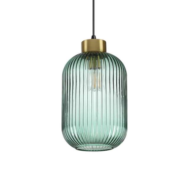 Mint-3 Indoor Glass DomeCeiling Pendant Lamp 1 Light Green, E27