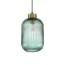 Mint-3 Indoor Glass DomeCeiling Pendant Lamp 1 Light Green, E27