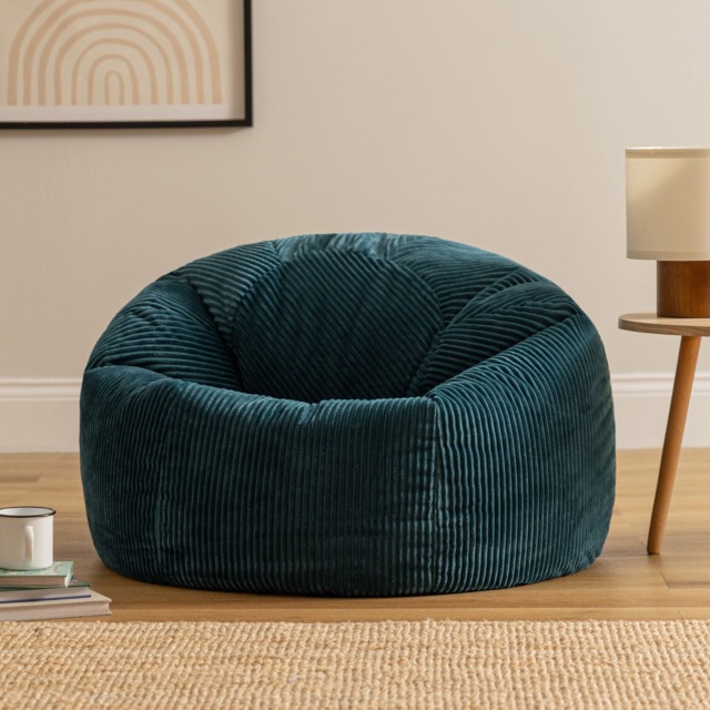 Kingston Beanbag Corduroy Teal Green Teal XL 1