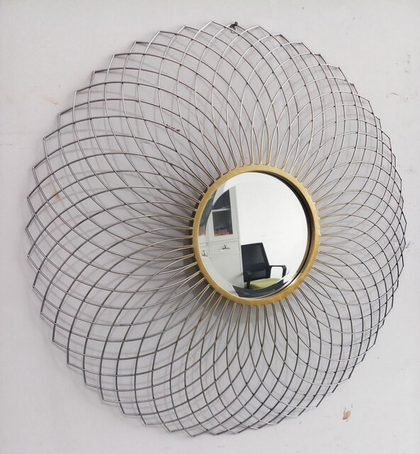 Modern Mirror - L3 x W85 x H85 cm Grey