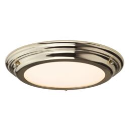 Welland LED 1 Light Flush Light - Polished Brass