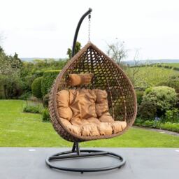 Henley Swing Chair Brown by Tesco Marketplace