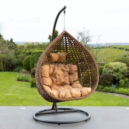 Henley Swing Chair - Brown