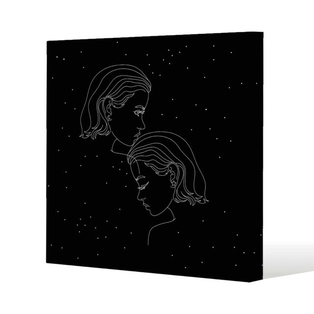 Gemini zodiac sign (canvas) Cream