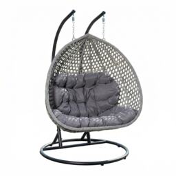 Oakley Double Swing Egg Pod Chair