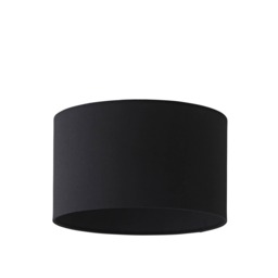 ValueLights Reni Black Fabric Small Shade Black