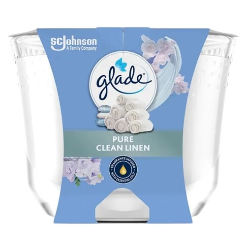 Glade Pure Clean Linen Candle