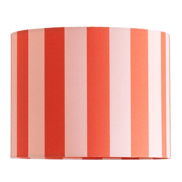 ValueLights Callie Orange and Pink Stripe Small Shade