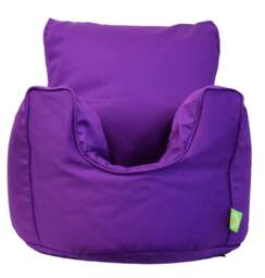 Bean Lazy Purple Cotton Bean Bag Armchair Toddler Size