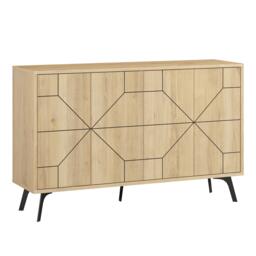 Decortie Dune Sideboard Cabinet 123cm Oak