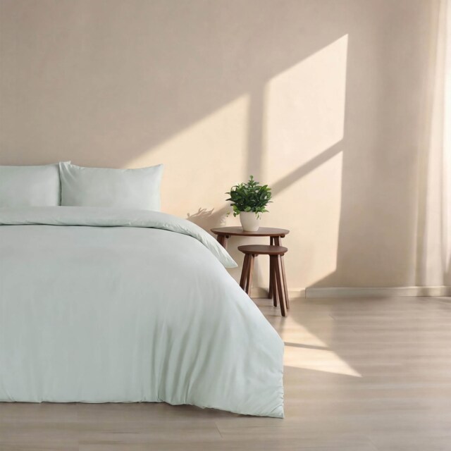 Martex Everyday Luxury Cotton Duvet Cover Set - Morning Mist - Single