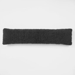 OHS Teddy Fleece Window Weather Seal Draft Draught Excluder Door Stopper, 90cm - Charcoal