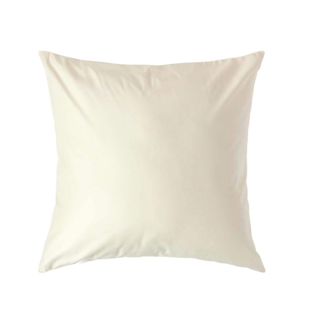 Homescapes Cream European Size Egyptian Cotton Pillowcase 1000 TC - 60 x 60 cm Cream