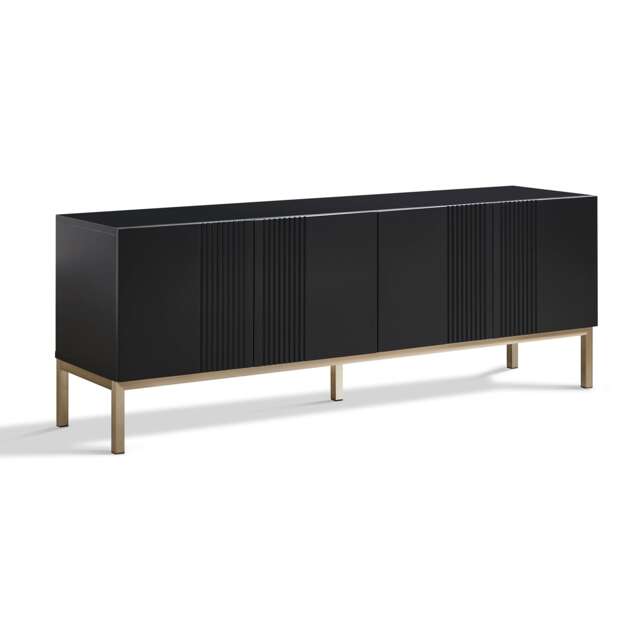 Frank Olsen Furniture Iona 1500 TV Cabinet Black Black 1