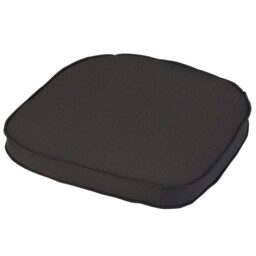 Standard D Pad Outdoor Garden Furniture Cushion (Pack of 4) - L41 x W38 cm - Charcoal Grey