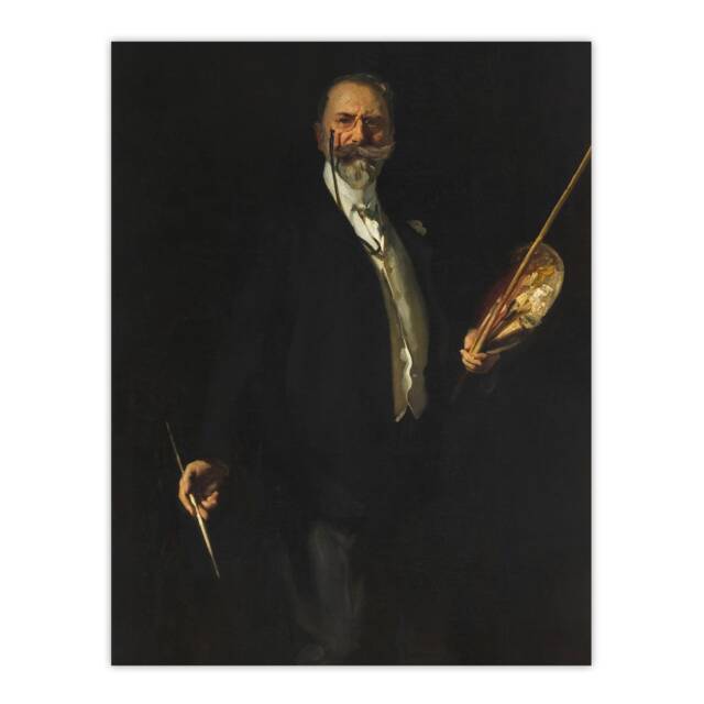"Artist William Merritt Chase Portrait Sargent Huge Wall Art Poster Print 24X32"""