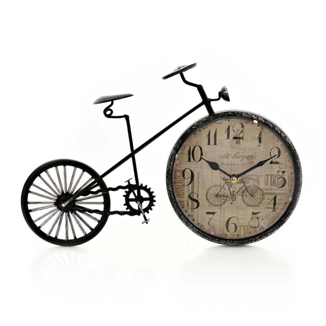 Hometime Mantel Clock - Penny Farthing Black