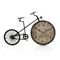 Hometime Mantel Clock - Penny Farthing Black