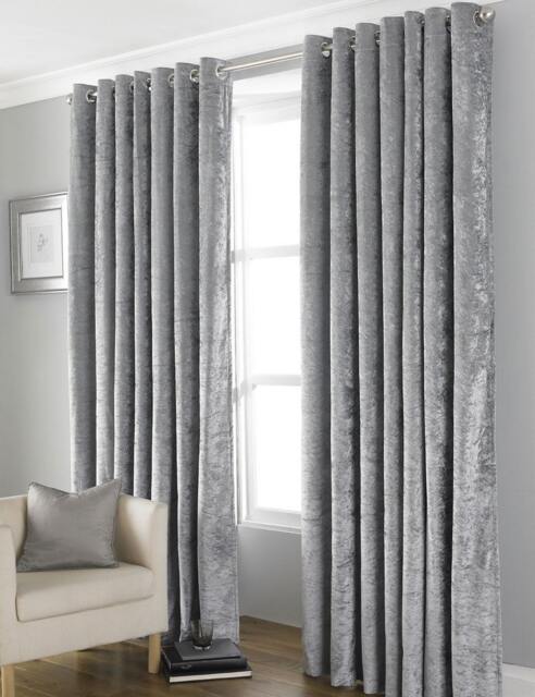 Bliss Eyelet Curtains - 168x229cm - Silver