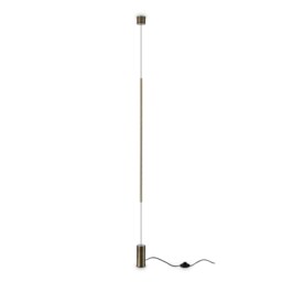 FILO Integrated LED Pendant Ceiling Light Brass, 3000K, Non-Dim