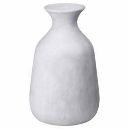 Darcy Ople Vase - Ceramic - L33 x W33 x H39 cm - Stone White