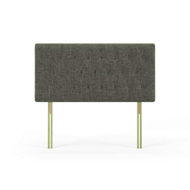 Lona Slate Grey Linen Headboard Super King Multi