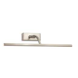 Firstlight Picture Light Brushed Steel 8w LED 512lm 3000K