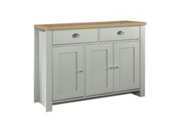 Highgate 3 Door 2 Drawer Sideboard Grey