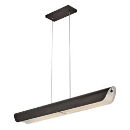 Hinkley Arco LED Bar Pendant Ceiling Light Contemporary Black Oxide 3000k