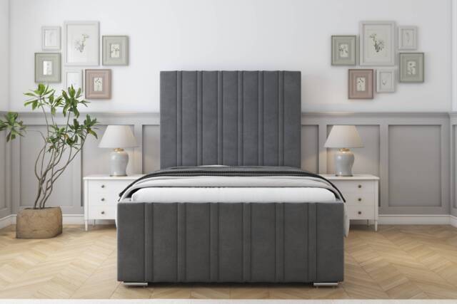 "Sloomy Radcliffe Armour Coniston Bed Frame With 50"" Upholstered Headboard 6' Super King"