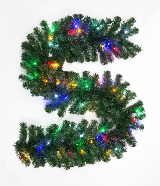 2m Prelit Alaskan Pine Christmas Christmas Garland Green