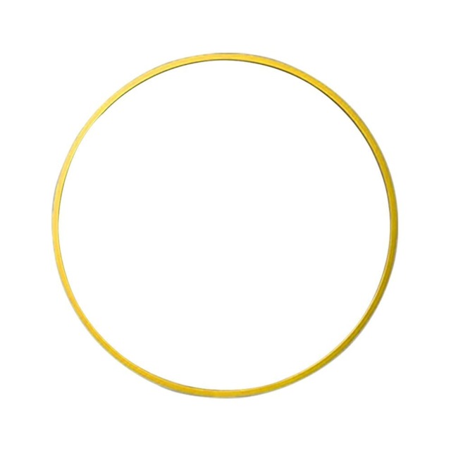 Living and Home Nordic Round Bathroom Wall Mirror - 50cm - Gold