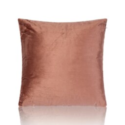 Plain Velvet 45cm x 45cm Blush Cushion Set of 4 Pink 45cm x 45cm x 10cm 4