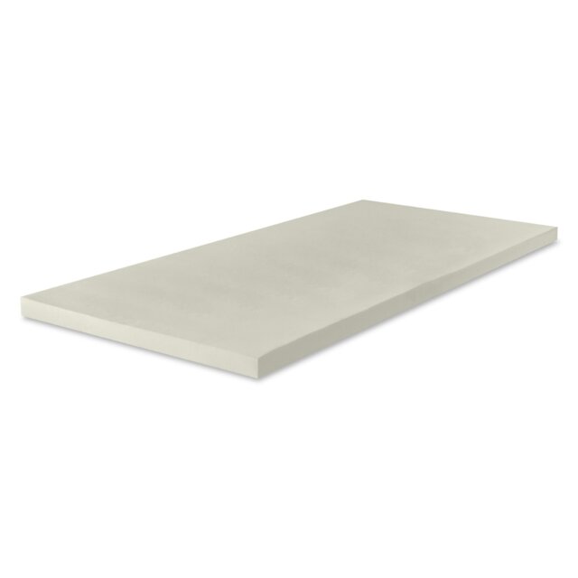 Memory Foam Mattress Topper - 1 Inch Deep, Pressure-Relieving Comfort Yellow Short Single