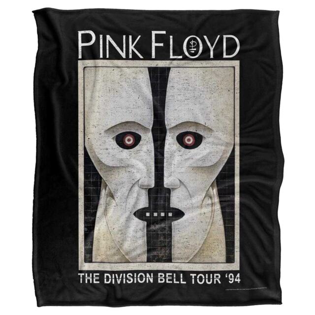 Pink Floyd The Division Bell Silky Supersoft Blanket Black Black/White One Size 1