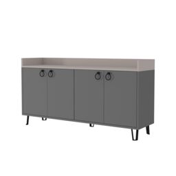 Decortie Dea Sideboard Cabinet 140cm Anthracite Grey