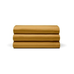 Belledorm Egyptian Cotton Blend Fitted Sheet - Ochre - 200cm x 200cm