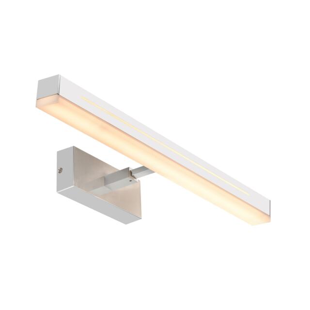 Nordlux Otis Indoor Wall Light Silver Aluminium Intergrated LED 2-Level Dimming - Mains Powered, IP44