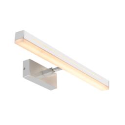 Nordlux Otis Indoor Wall Light Silver Aluminium Intergrated LED 2-Level Dimming - Mains Powered, IP44