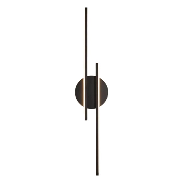 Indoor Wall Lamp LED 24W Modern Black