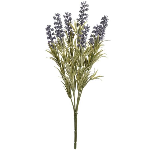 Hill Interiors Artificial Lavender Flower Bouquet - Purple - Small