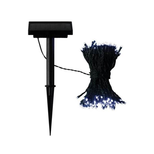 Solar Powered 200 Cool White LED String Lights Multi 1