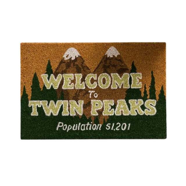 Twin Peaks Welcome To Door Mat Multi Multicoloured One Size 1