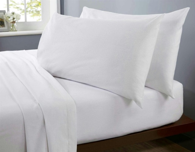 Microfibre White King Sheet Set