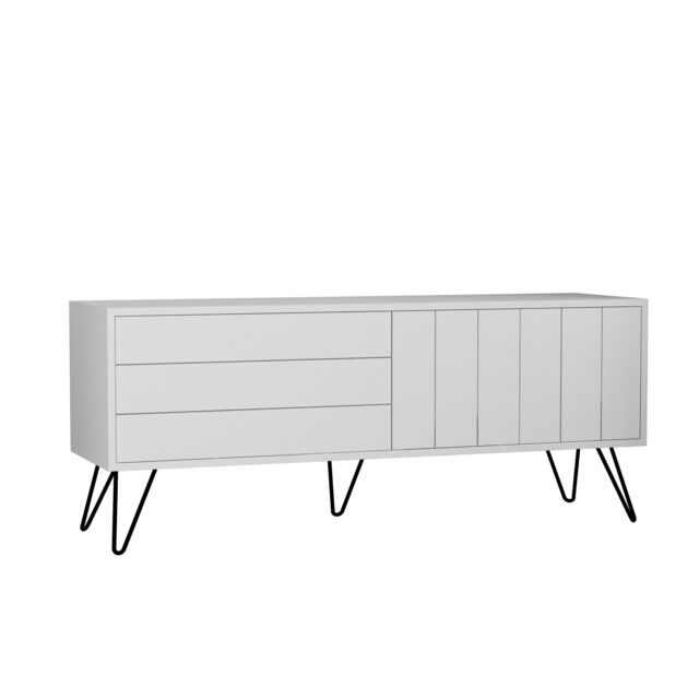 Decortie Picadilly TV Stand 139.6x35.6x57.5cm White