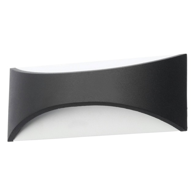 BHS 11W Draco Outdoor Wall Light, Black Black Black 1