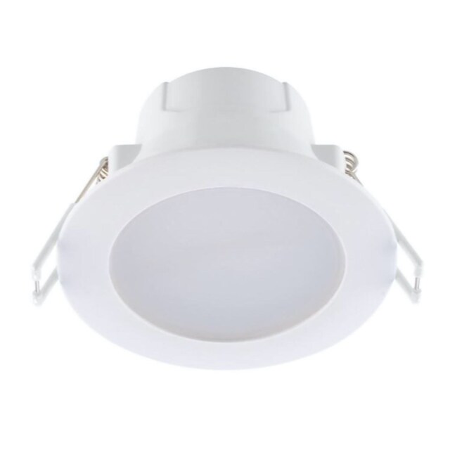 Set of 20 CCT LED Bathroom Downlights - White IP44 Recessed Downlights White White 20