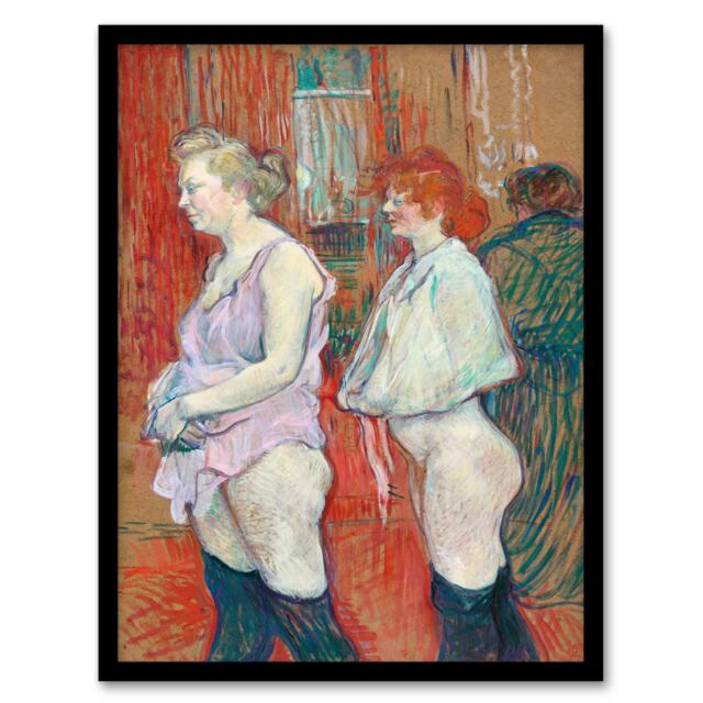 Toulouse Lautrec Framed Wall Art Print The Medical Inspection Home Décor