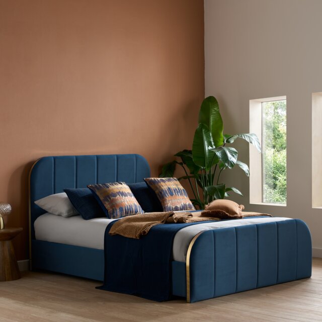 Rowan Double Bed Blue