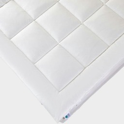 Homescapes Premium Wool Mattress Topper - Deep Fitting Comfort White
